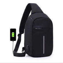 Load image into Gallery viewer, Breast bag USB Rechargeable Chest Pack Casual Messenger Bags Cross Body
