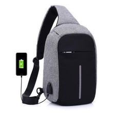 Load image into Gallery viewer, Breast bag USB Rechargeable Chest Pack Casual Messenger Bags Cross Body
